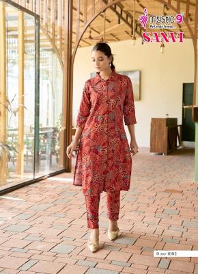 Mystic9 saanvi vol 1 cord set wholesalers in surat